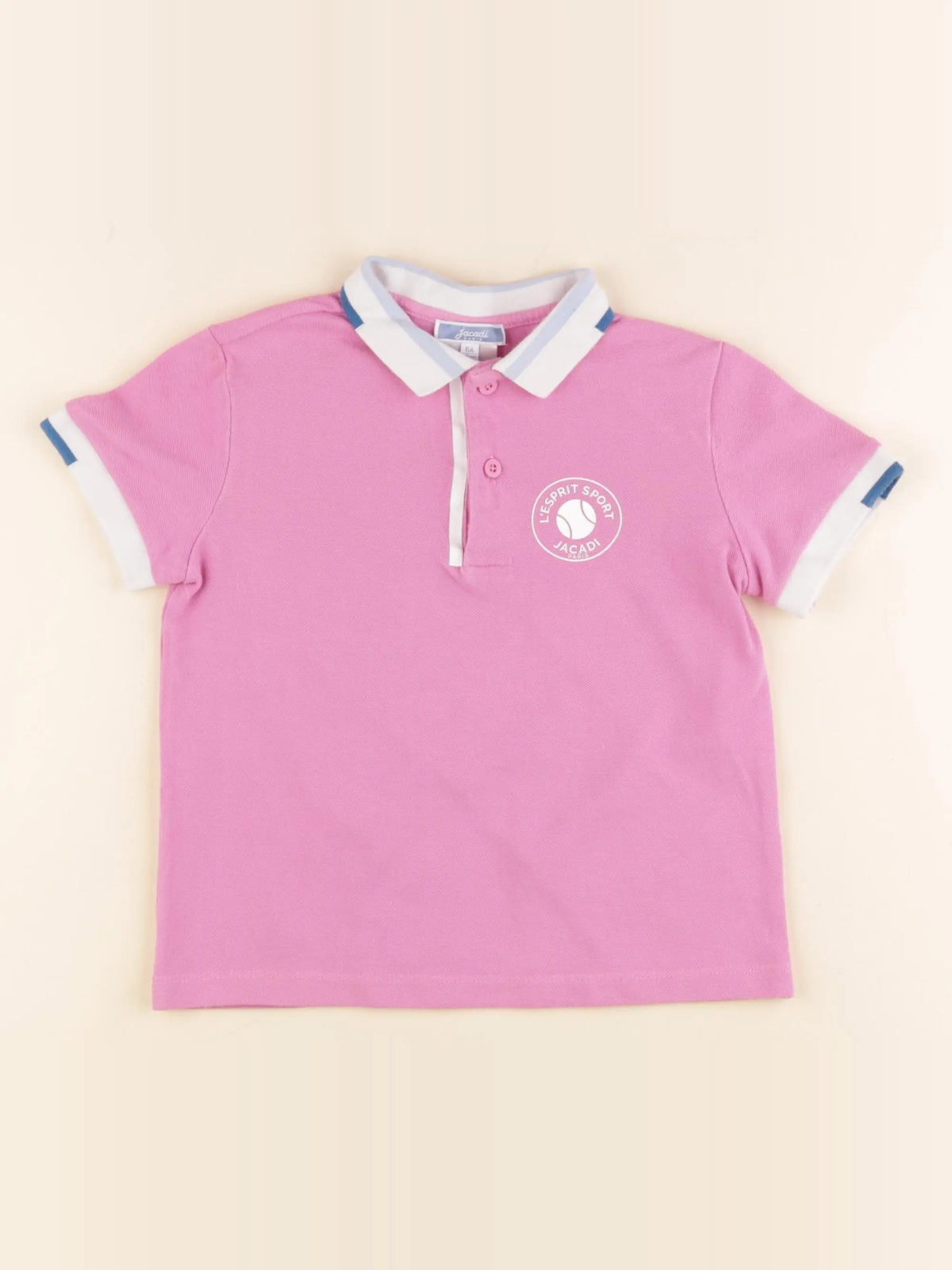 Jacadi - polo rose - 6 ans