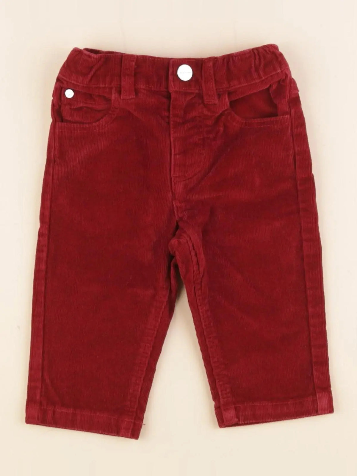Jacadi - pantalon rouge - 6 mois