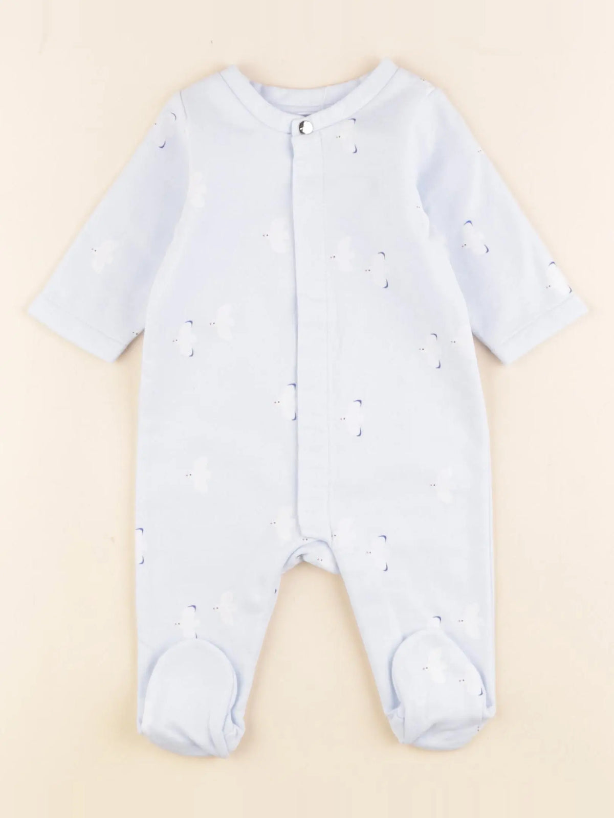 Jacadi - pyjama coton bleu - 3 mois