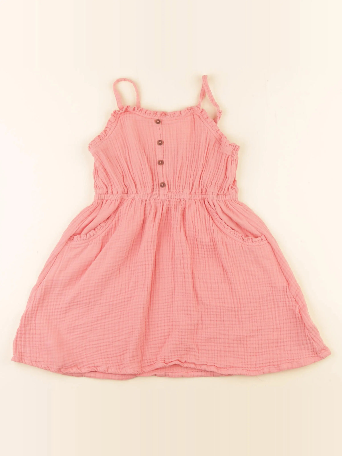 Vertbaudet - robe rose - 7 ans