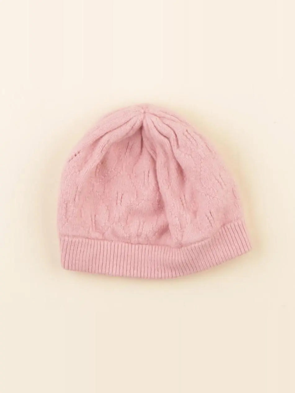 Petit Bateau - bonnet rose - 12/18 mois