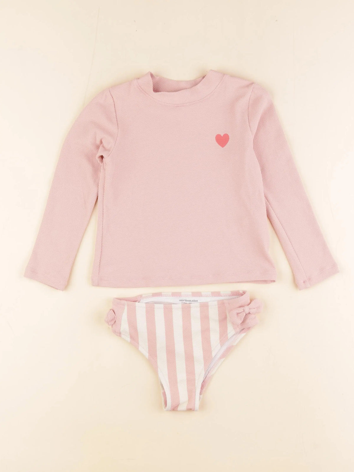 Vertbaudet - maillot de bain rose - 4 ans