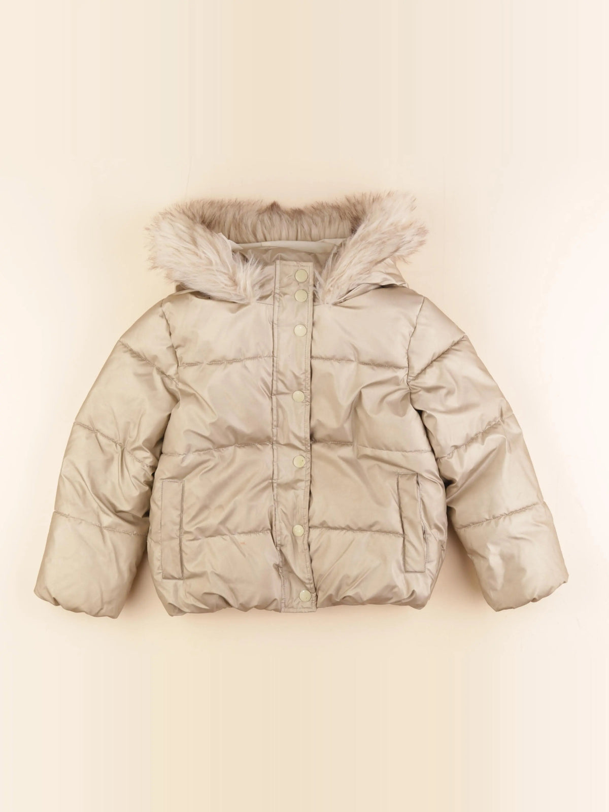 Vertbaudet - doudoune or - 6 ans