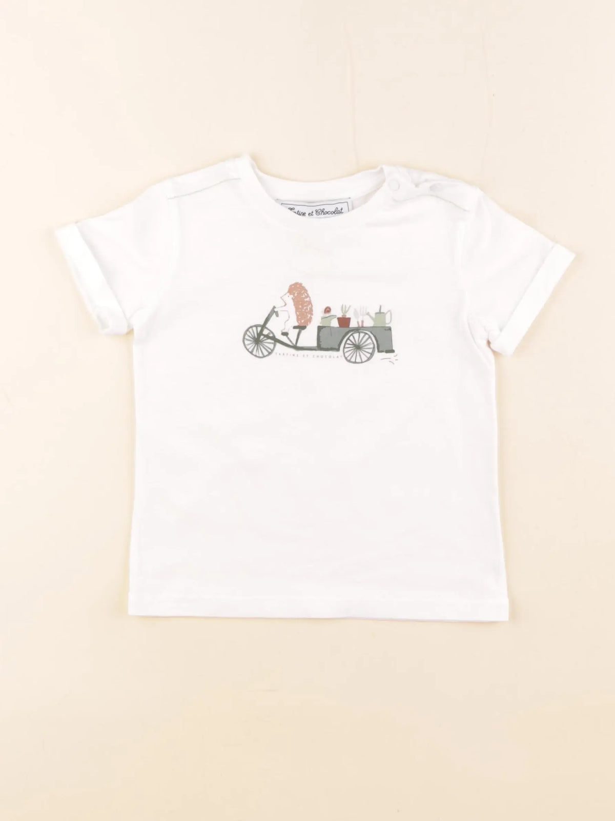 Tartine & Chocolat - tee-shirt blanc - 2 ans