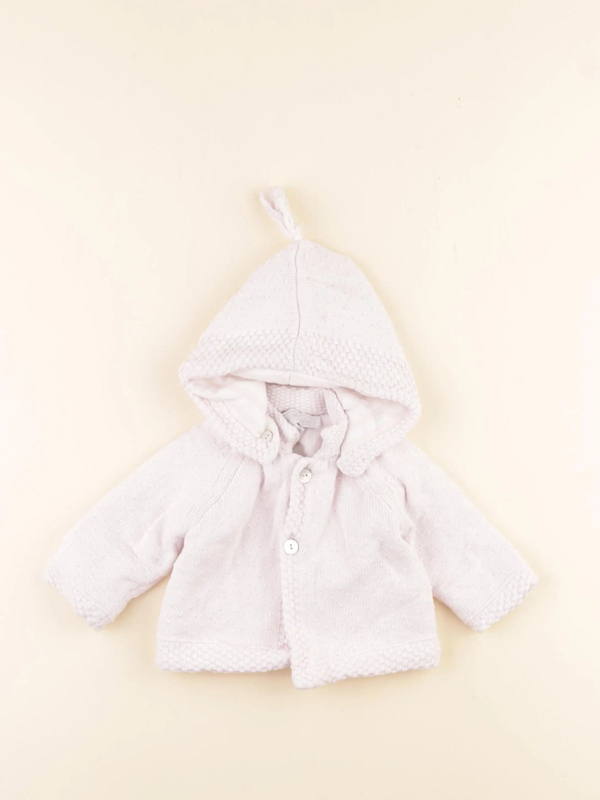 Tartine & Chocolat - gilet rose - 3 mois