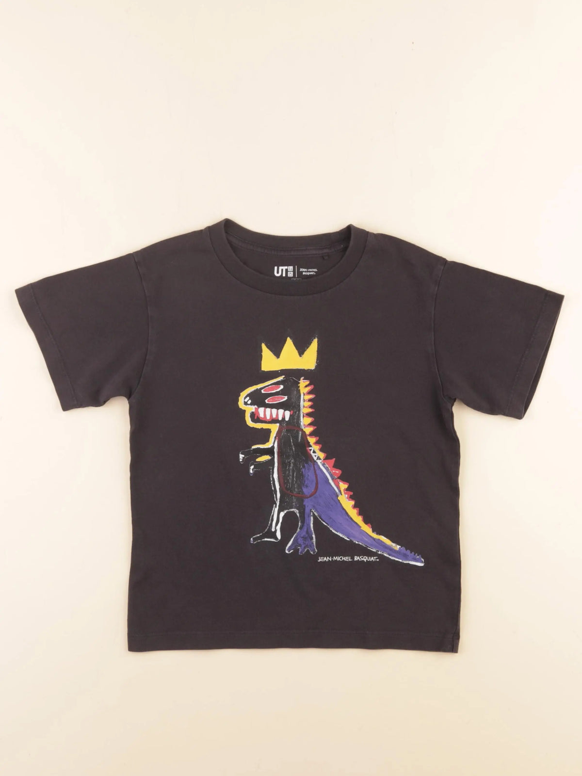 Uniqlo - tee-shirt noir - 3/4 ans