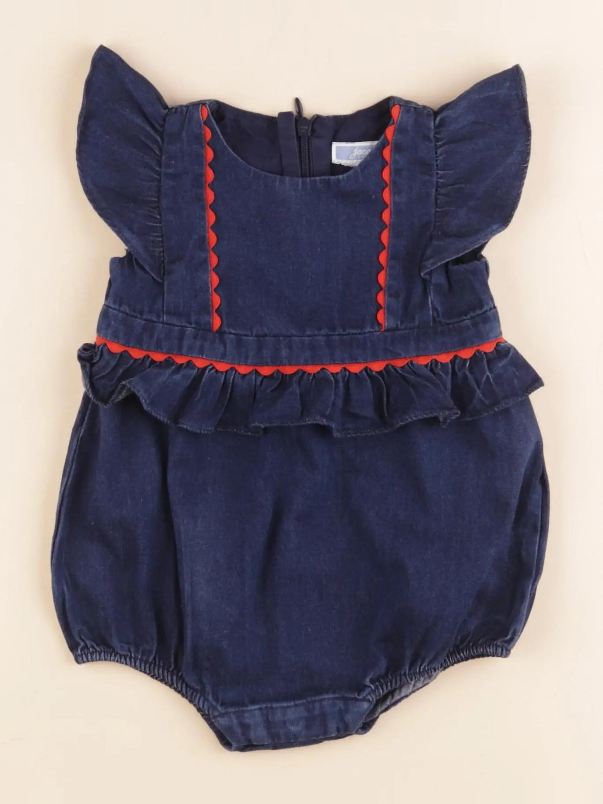 Jacadi - combinaison bleu - 6 mois