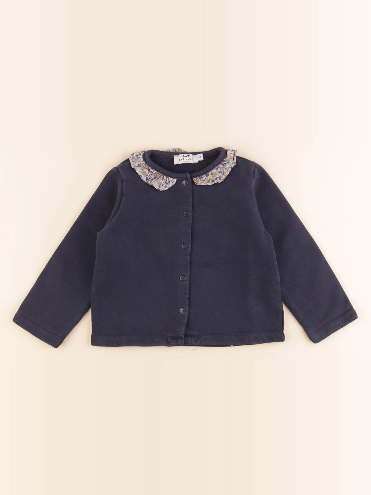 Cyrillus - sweat bleu - 36 mois