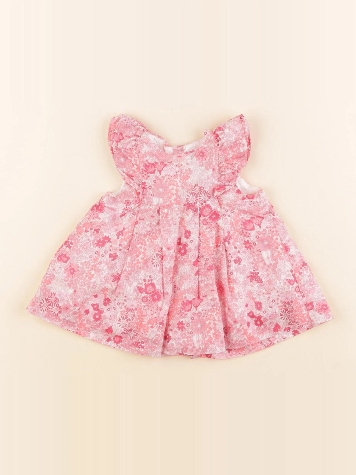 Jacadi - robe liberty rose - 3 mois