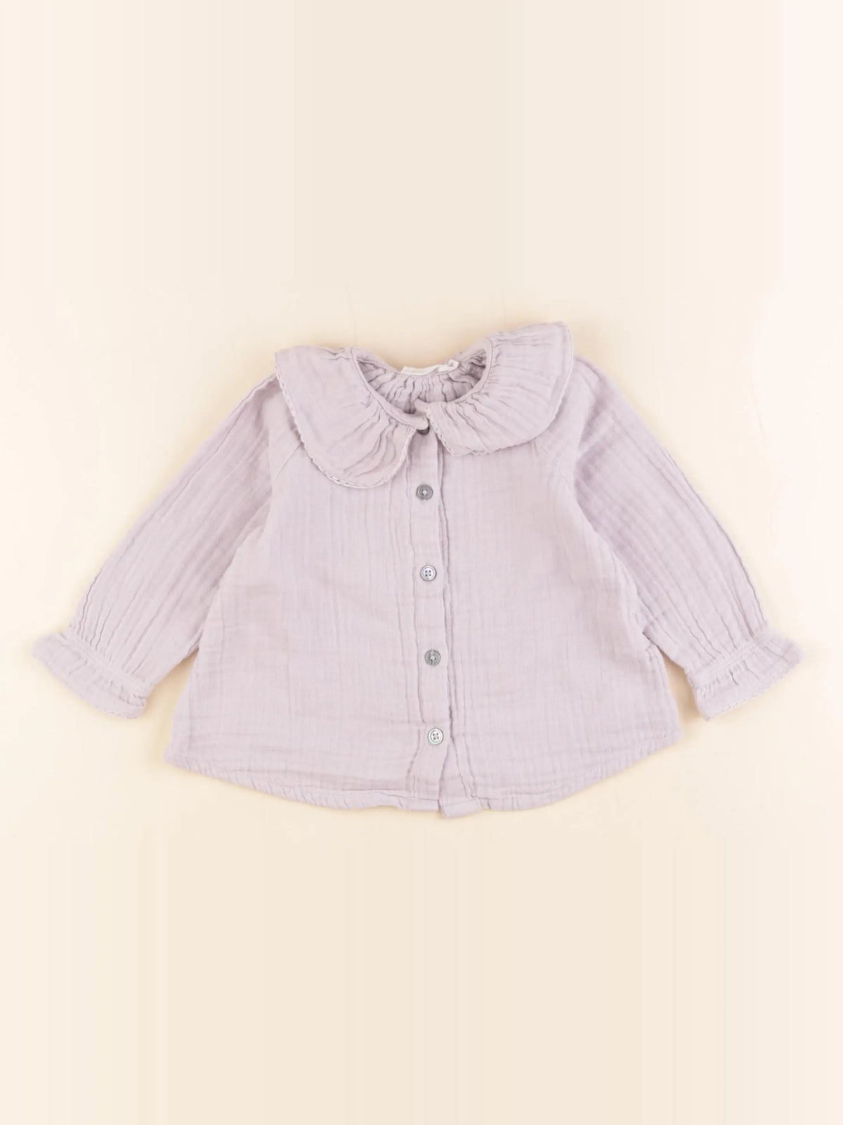 Boutchou - blouse violet - 12 mois