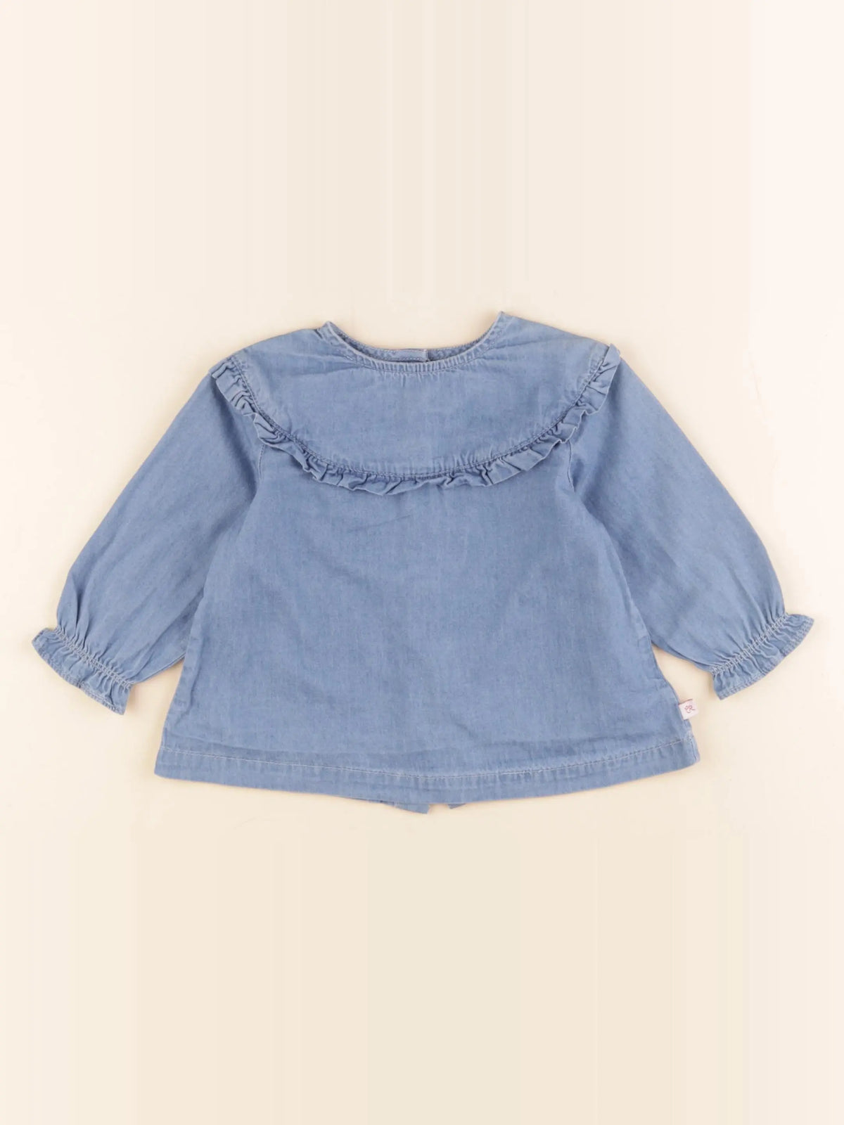 Cadet Rousselle - blouse bleu - 12 mois