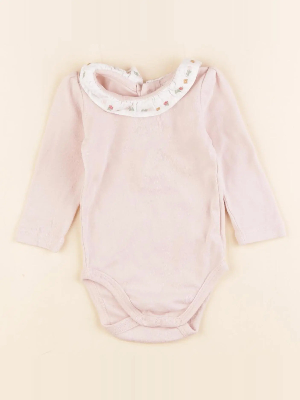 Boutchou - body à col rose - 3 mois