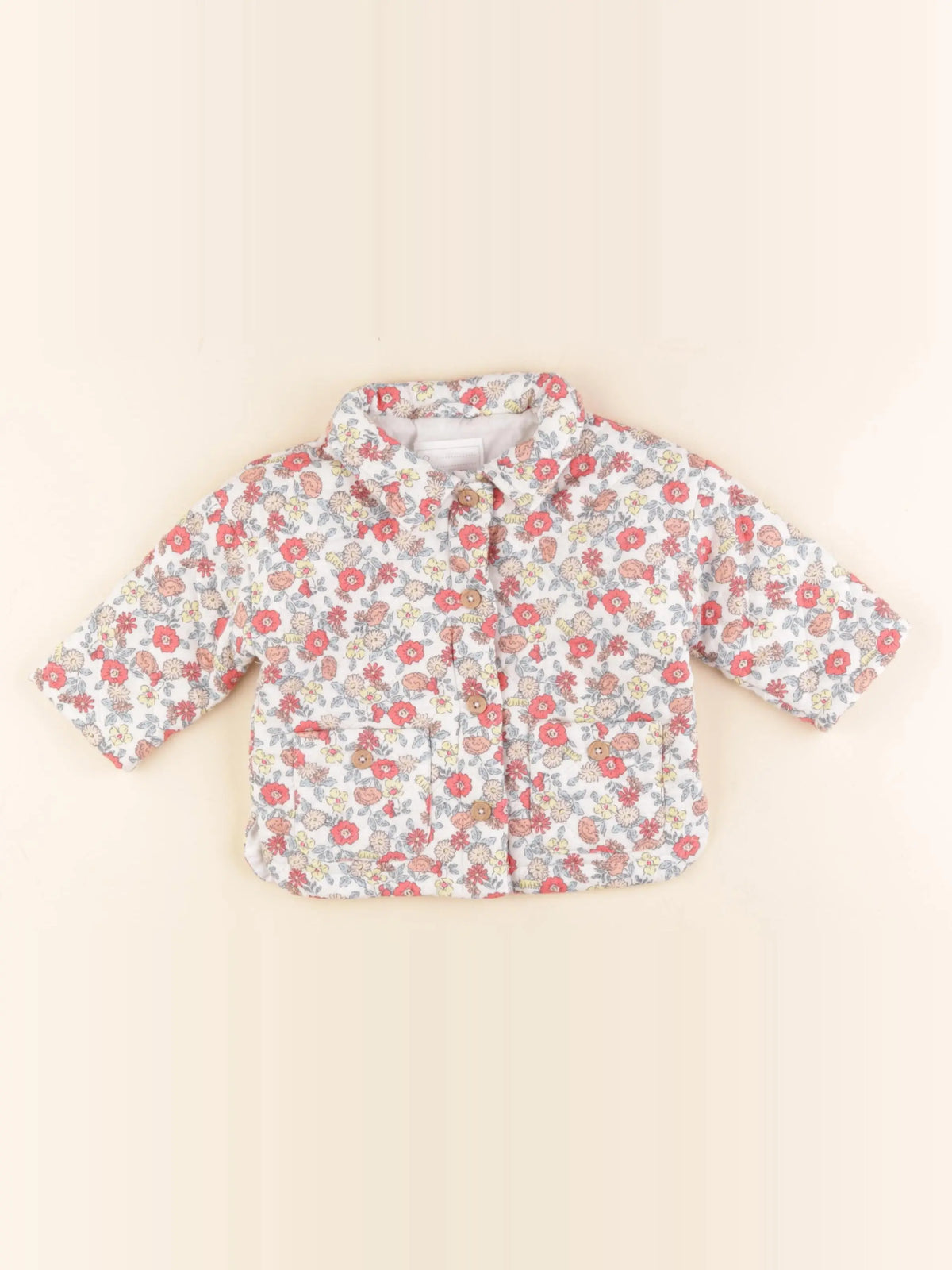 Vertbaudet - veste multicolore - 6 mois