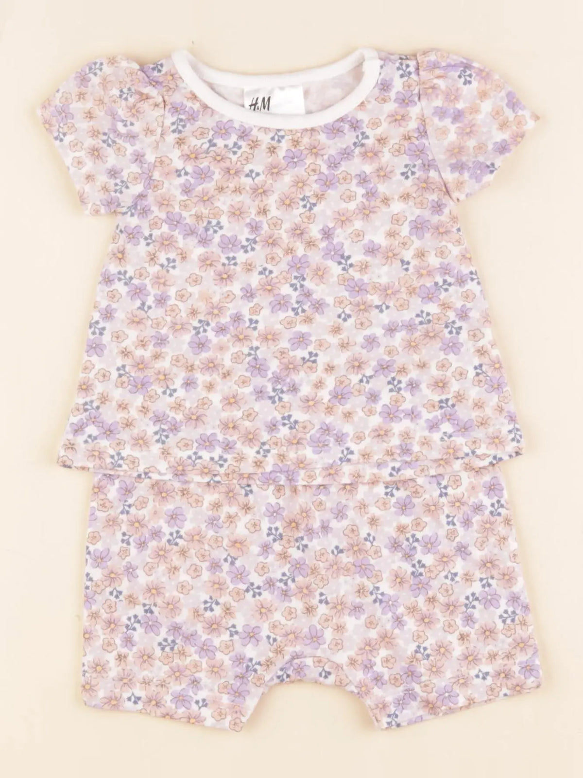 H&M - ensemble multicolore - 1/2 mois