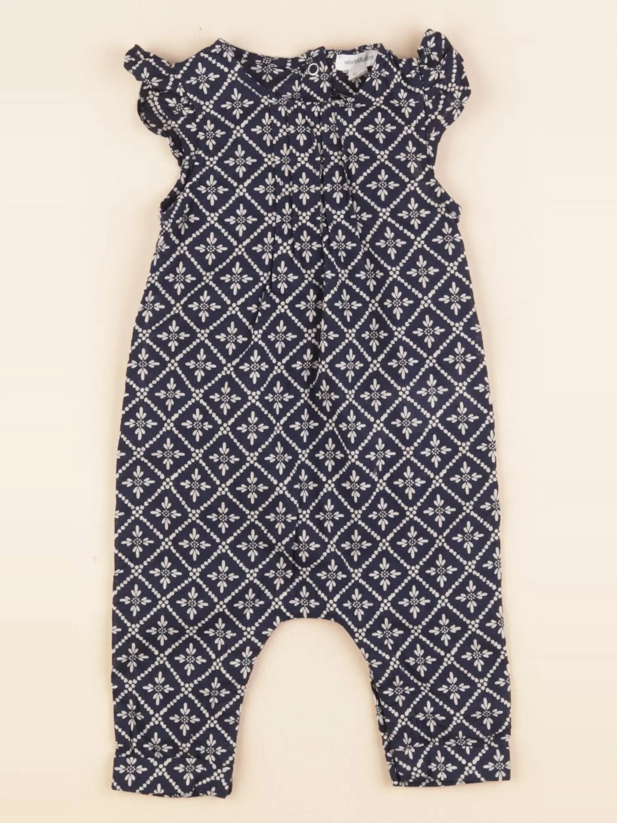 Vertbaudet - combinaison bleu - 3 mois
