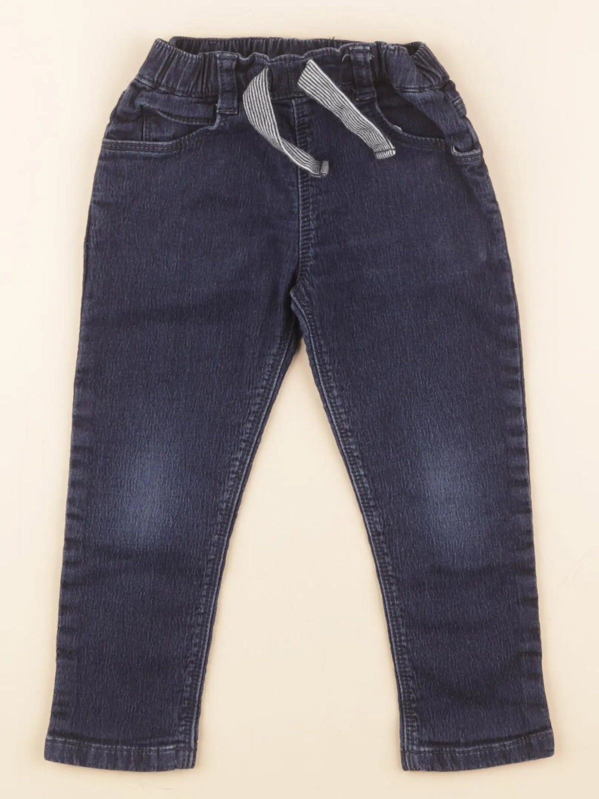 Petit Bateau - pantalon bleu - 24 mois