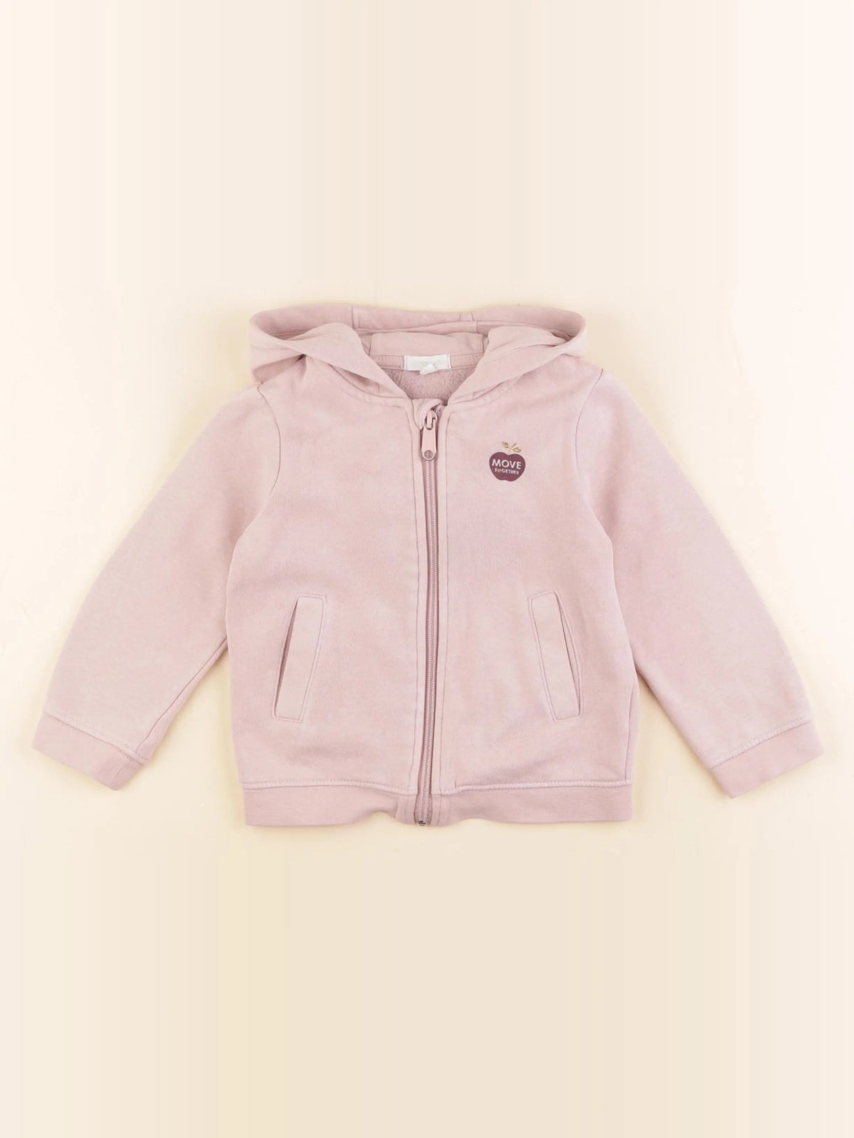 Vertbaudet - sweat rose - 3 ans