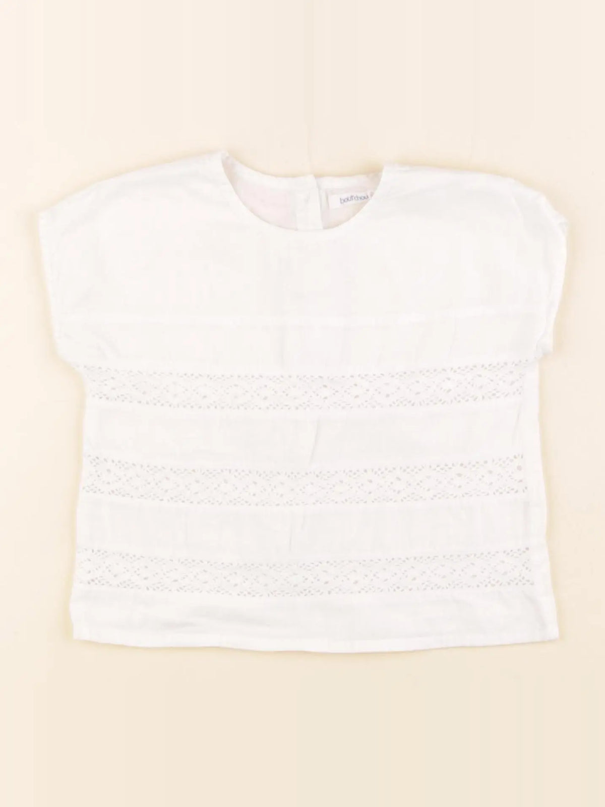 Boutchou - blouse blanc - 12 mois