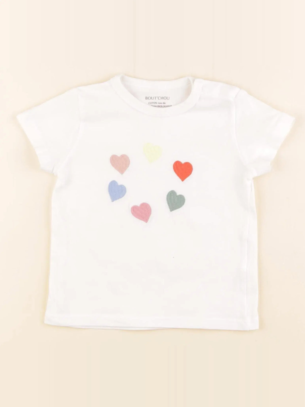 Boutchou - tee-shirt blanc - 18 mois