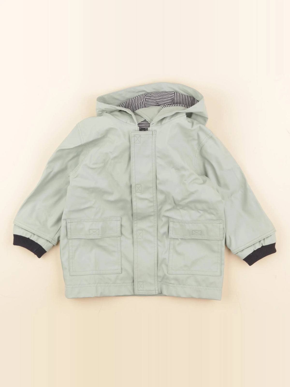 Petit Bateau - imperméable vert - 18 mois
