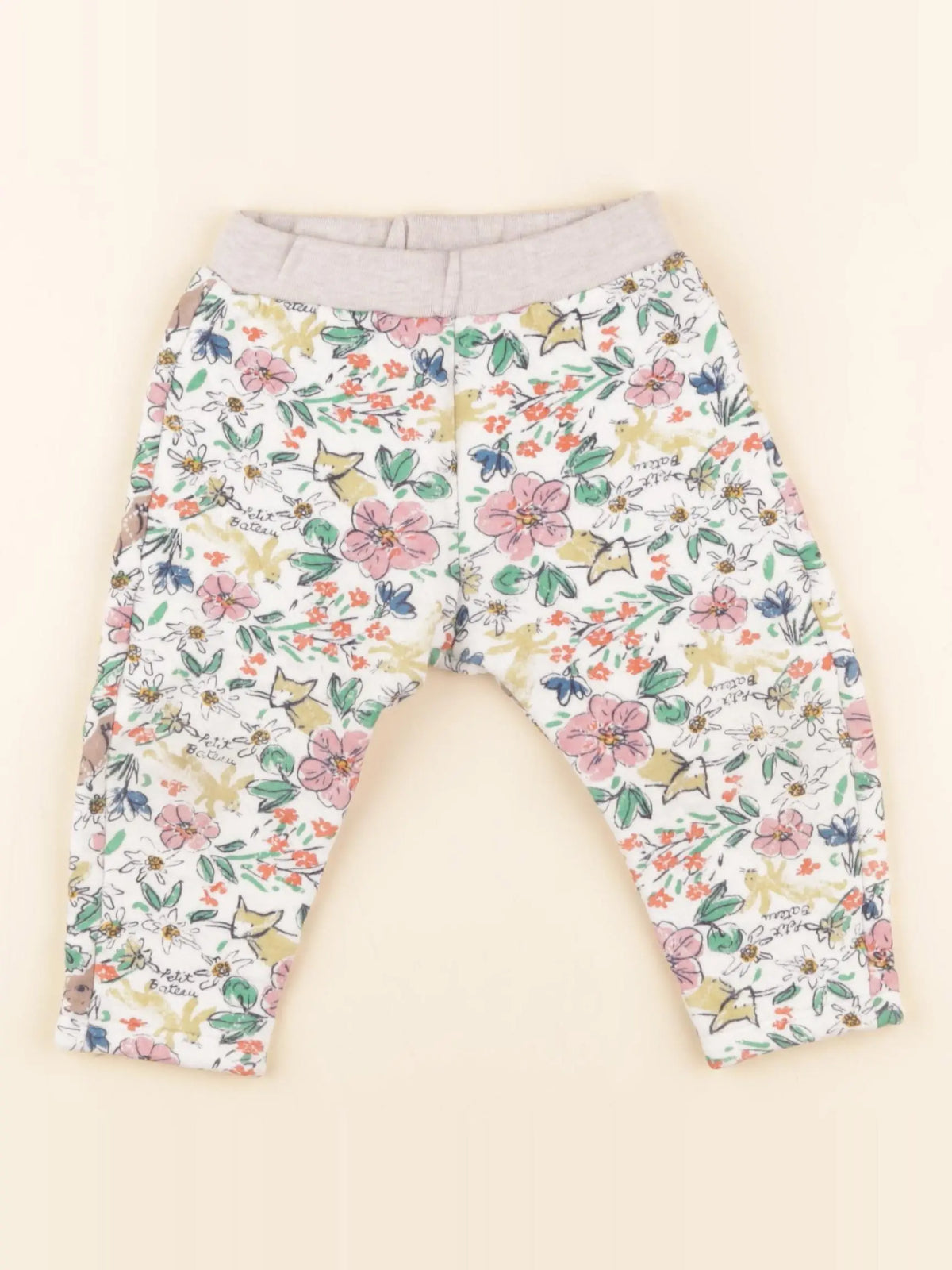 Petit Bateau - pantalon multicolore - 18 mois