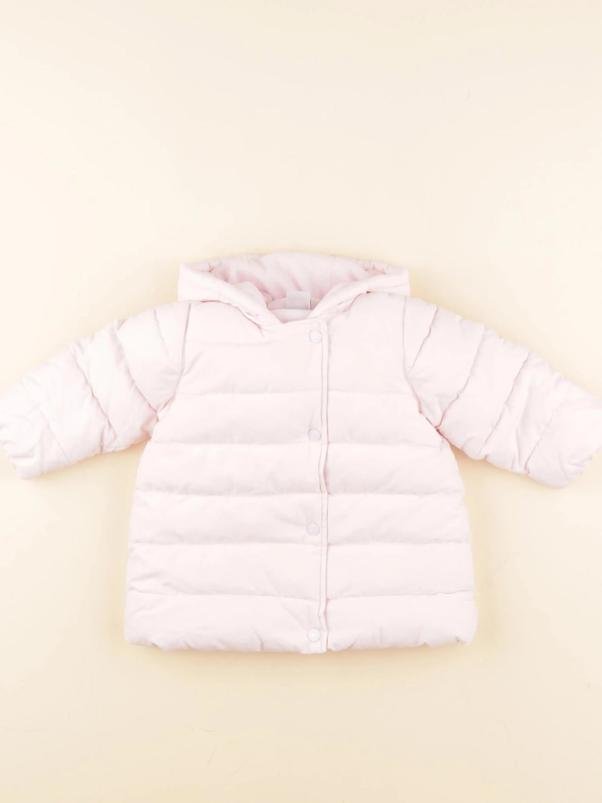 Petit Bateau - doudoune rose - 12 mois