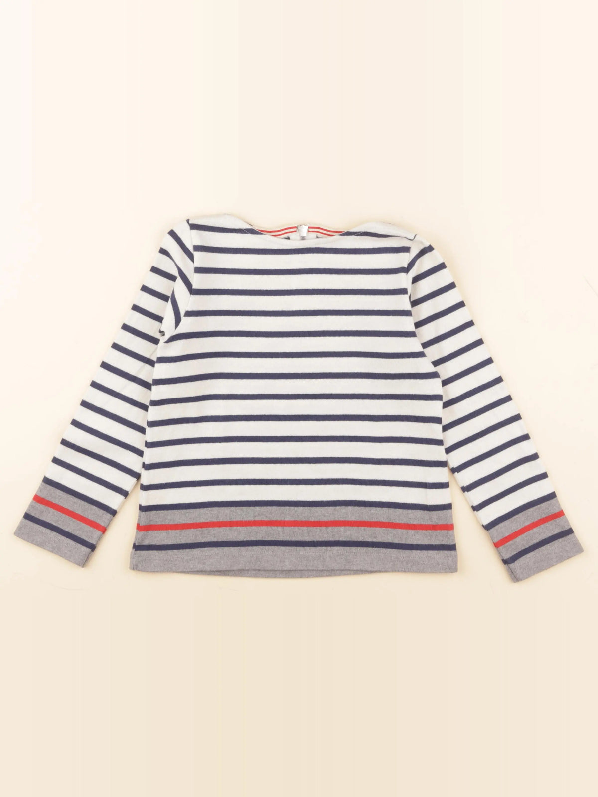 Petit Bateau - tee-shirt bleu - 6 ans