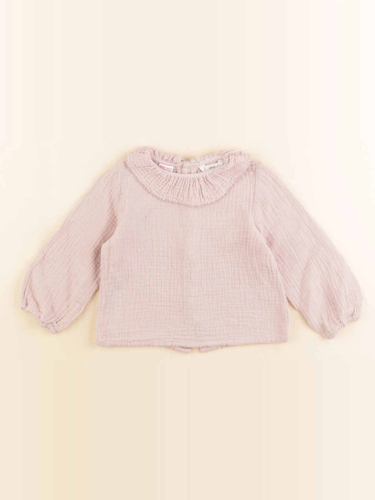 Mango - blouse rose - 18/24 mois