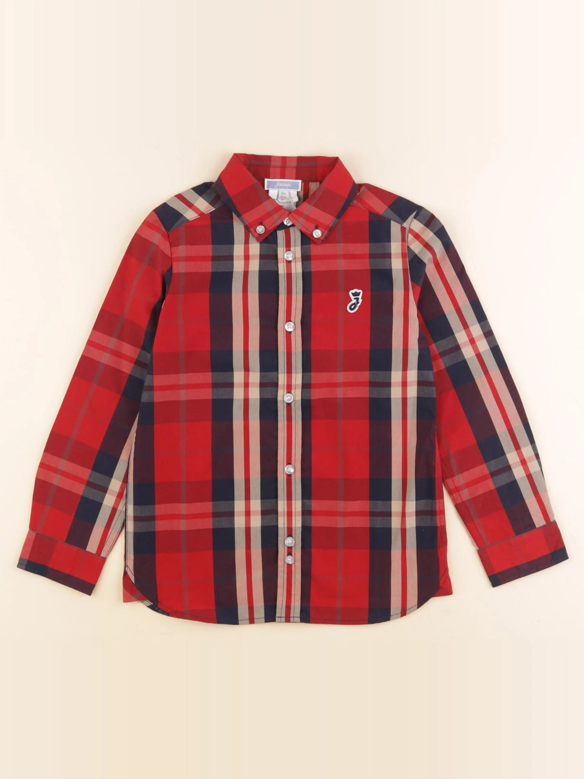 Jacadi - chemise rouge - 6 ans