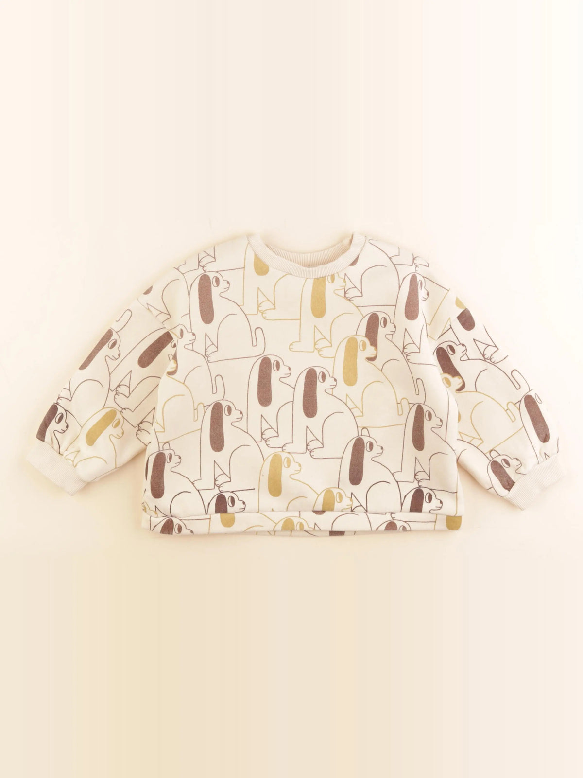 Gamin gamine - sweat beige - 2 ans