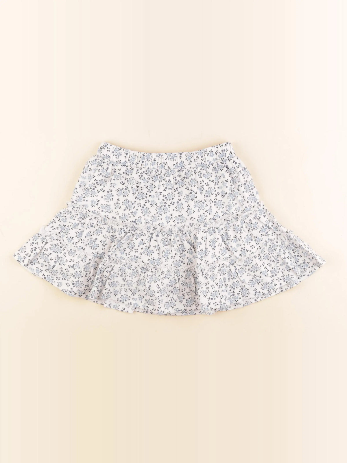 Vertbaudet - jupe blanc, bleu - 6 ans