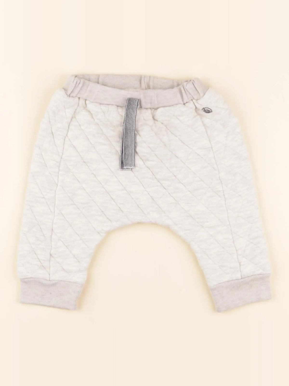 Petit Bateau - pantalon gris - 3 mois