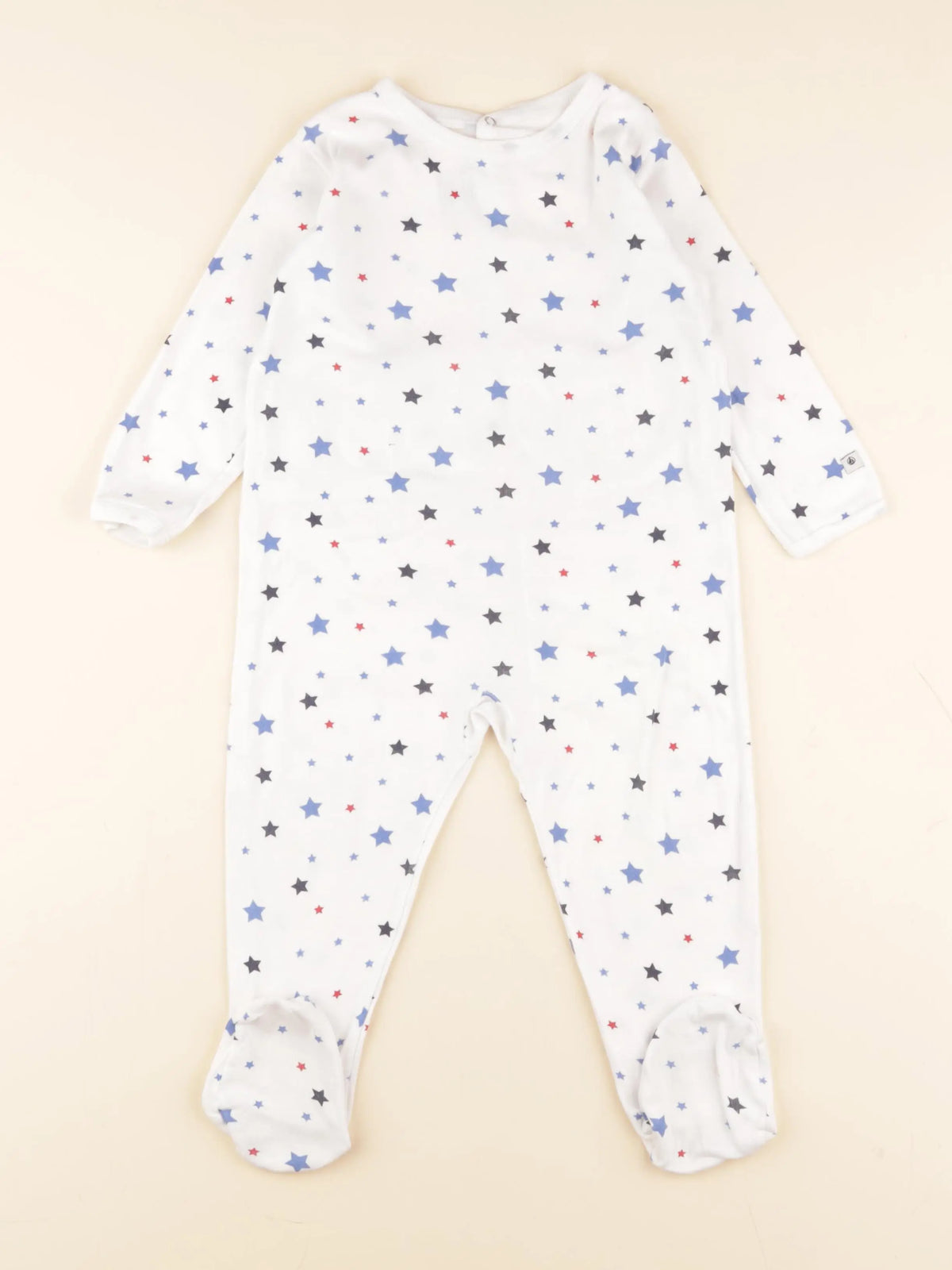 Petit Bateau - pyjama coton bleu - 24 mois