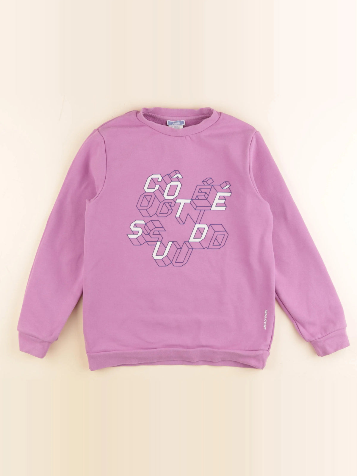 Jacadi - sweat violet - 12 ans