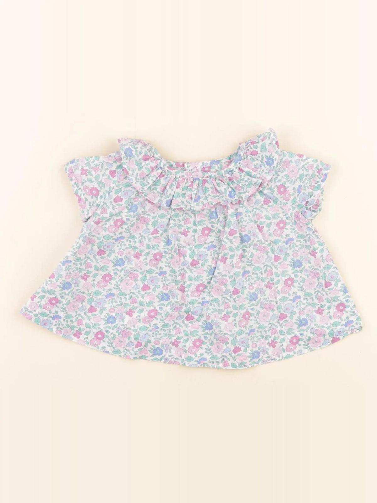 Jacadi - blouse liberty multicolore - 3 mois