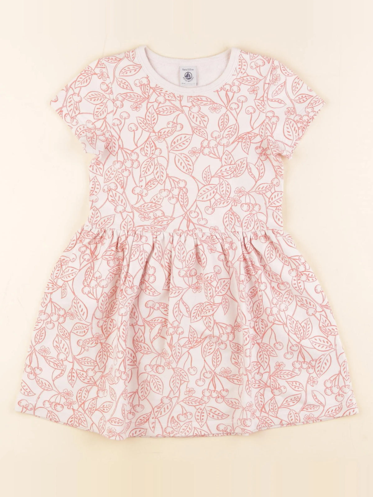 Petit Bateau - robe rose - 5 ans
