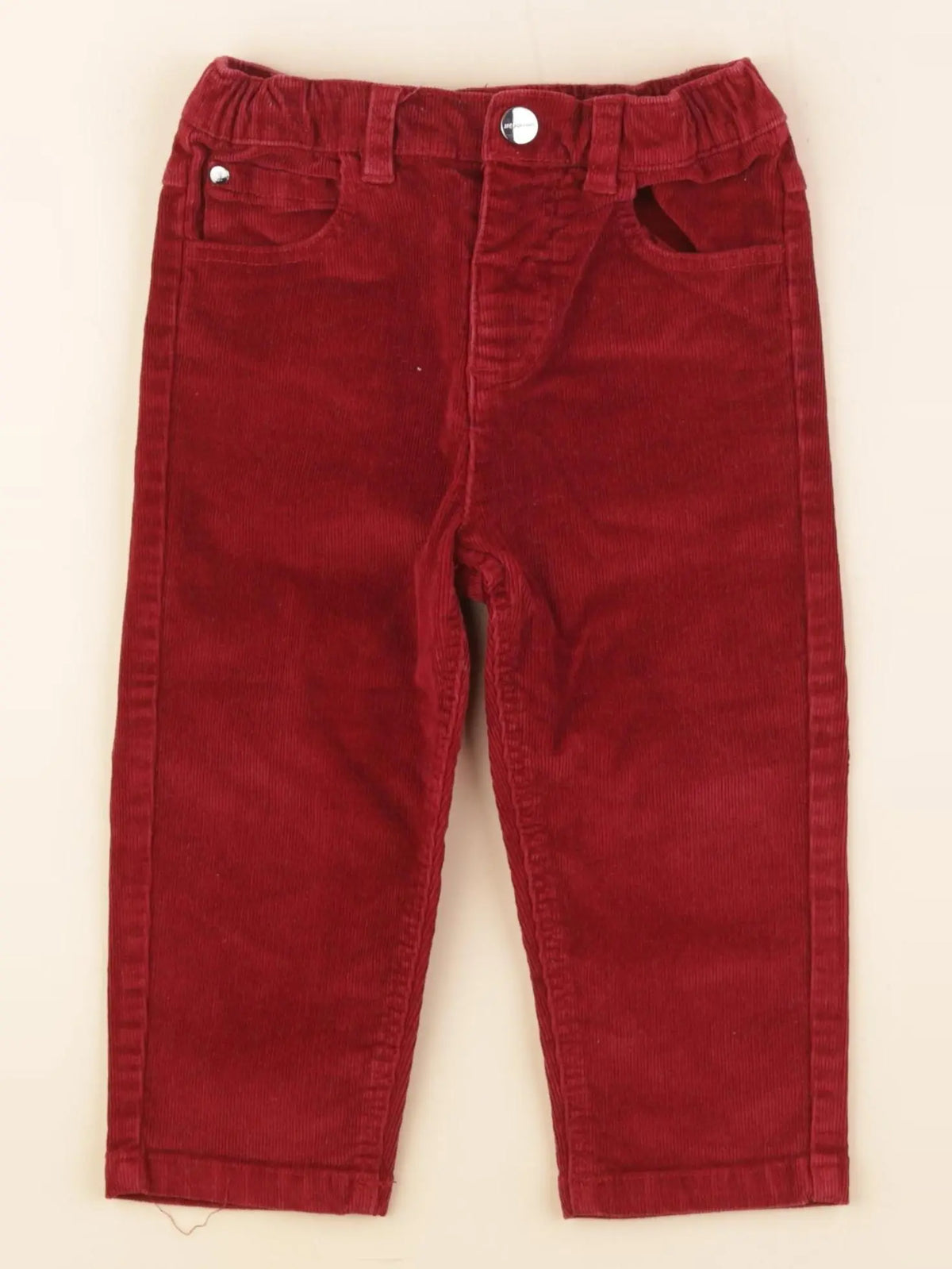 Jacadi - pantalon rouge - 24 mois