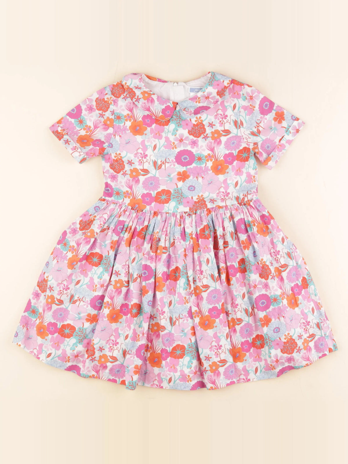 Jacadi - robe liberty rose - 6 ans