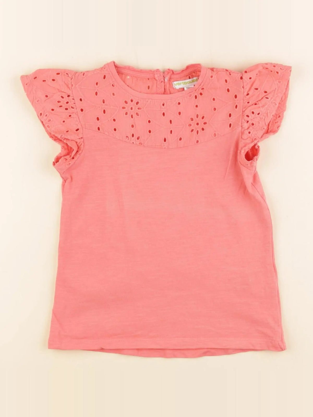 Vertbaudet - tee-shirt rose - 4 ans