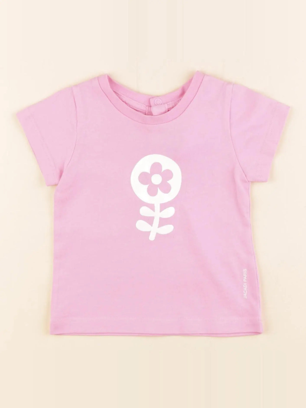 Jacadi - tee-shirt rose - 12 mois