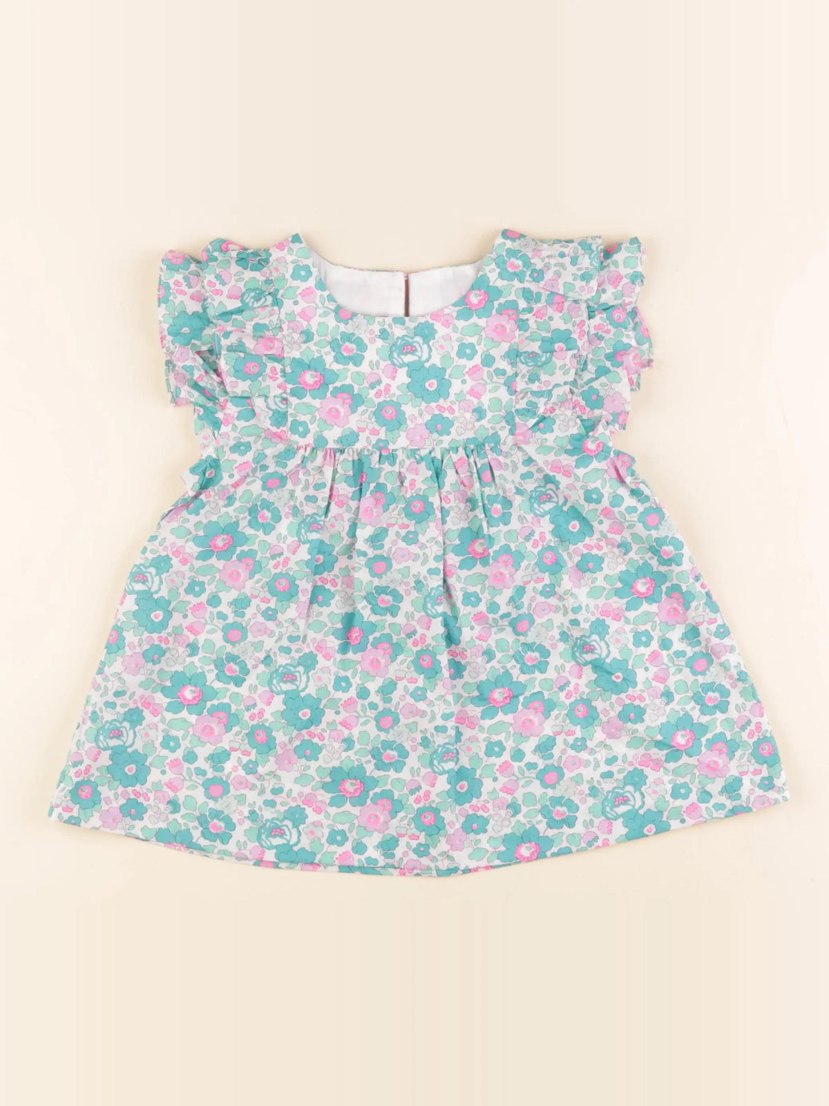 Jacadi - blouse liberty vert - 5 ans