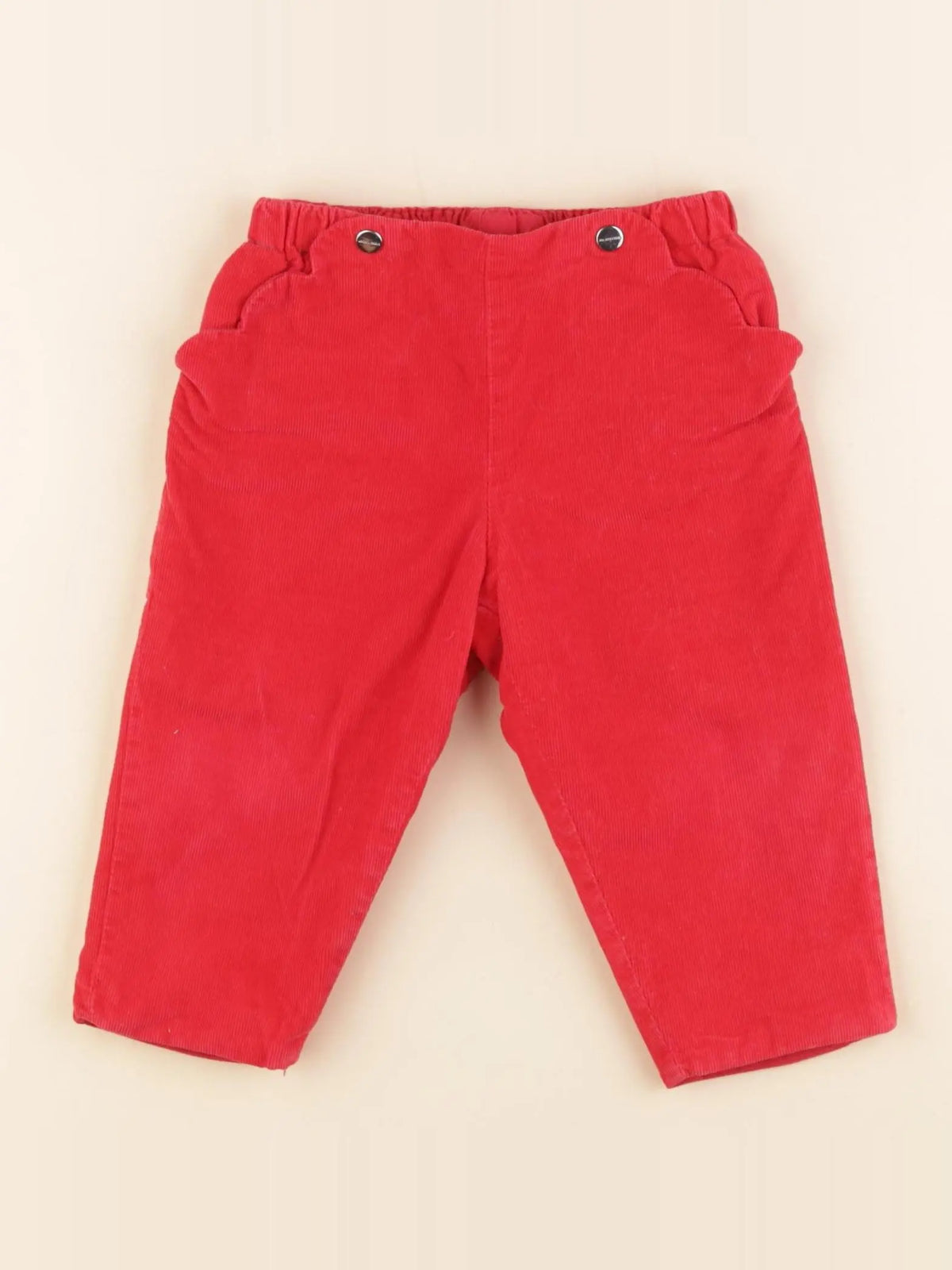 Jacadi - pantalon rouge - 12 mois