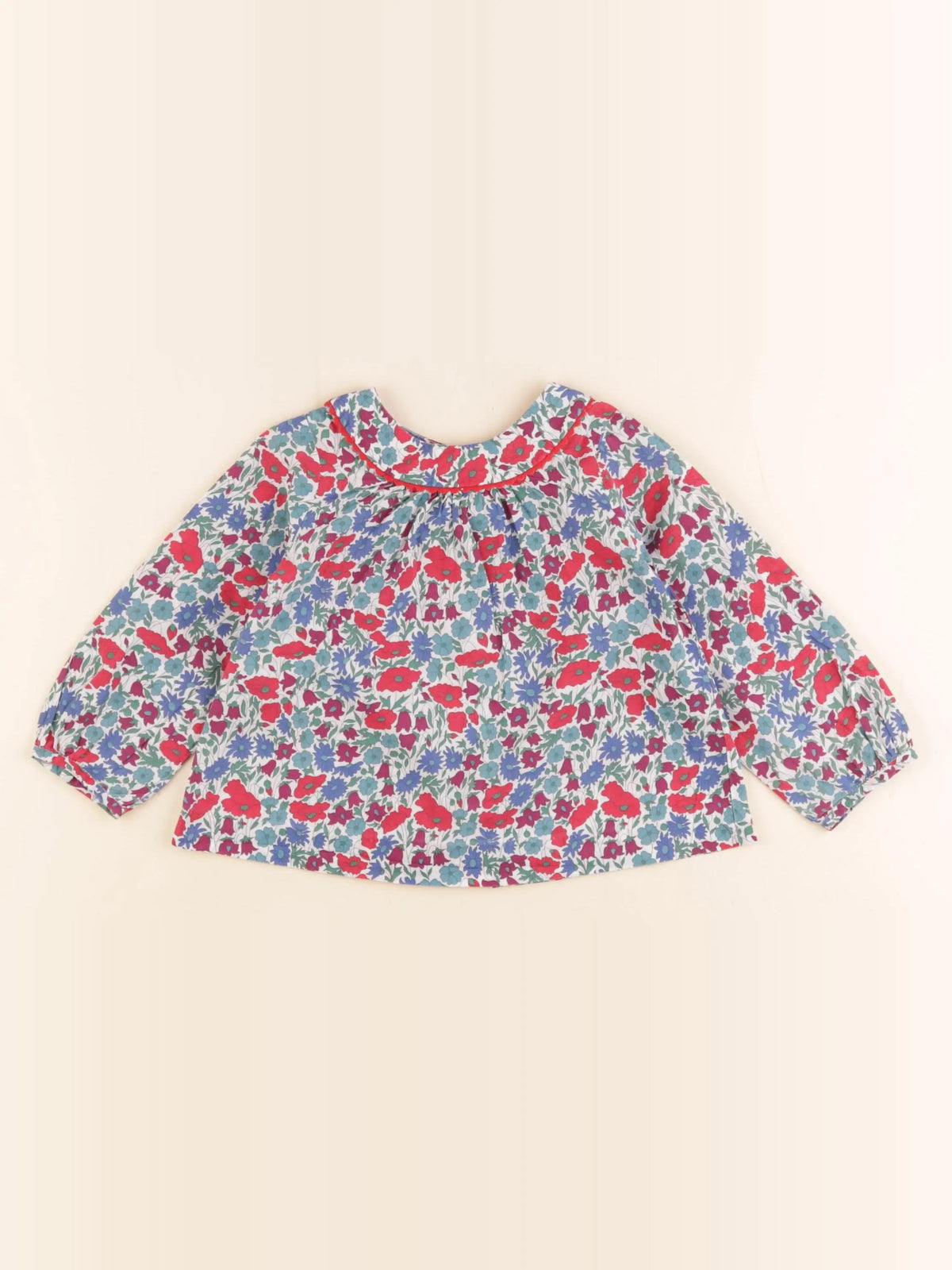 Jacadi - blouse liberty multicolore - 12 mois