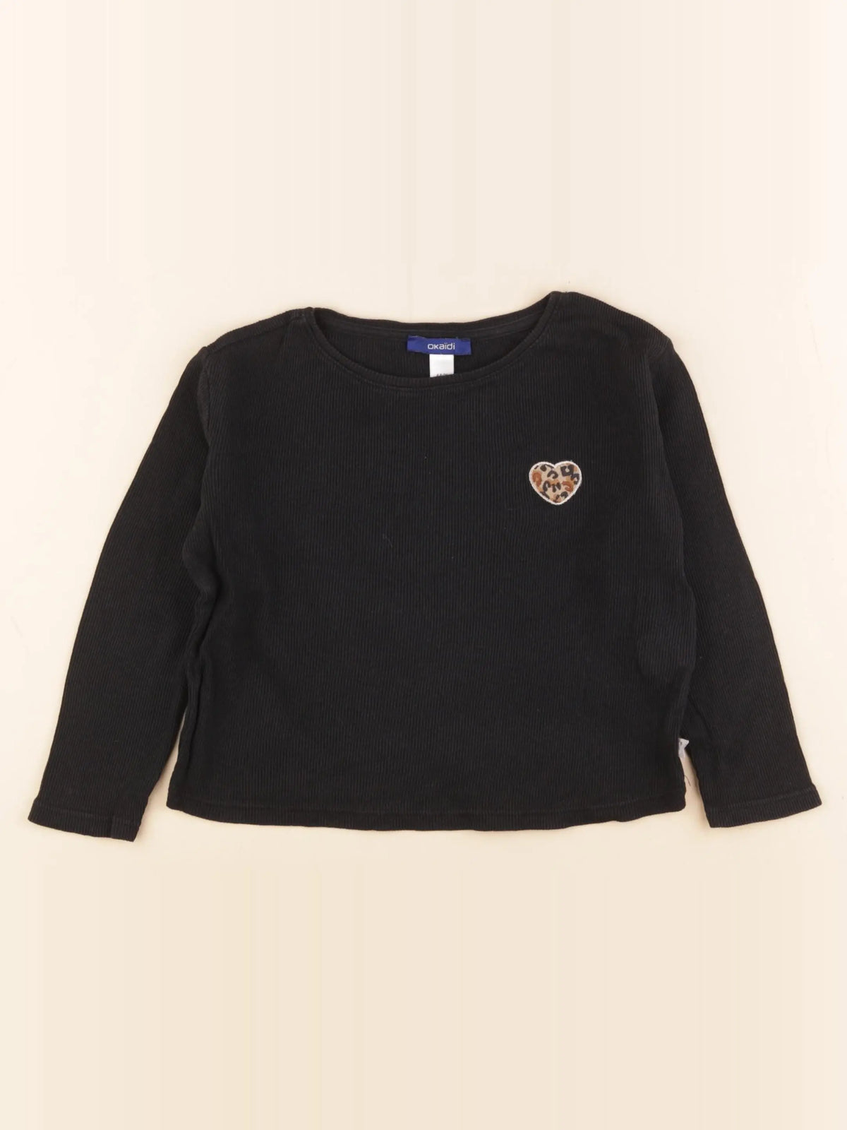 Okaidi - tee-shirt or, noir - 4 ans