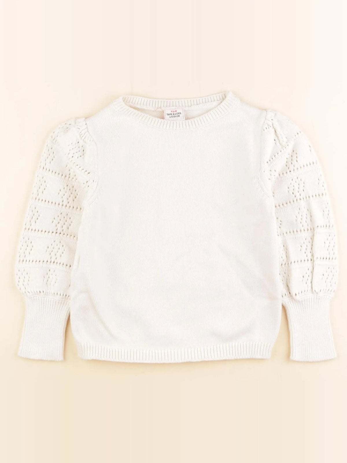 Tape à l'oeil - pull beige - 4 ans