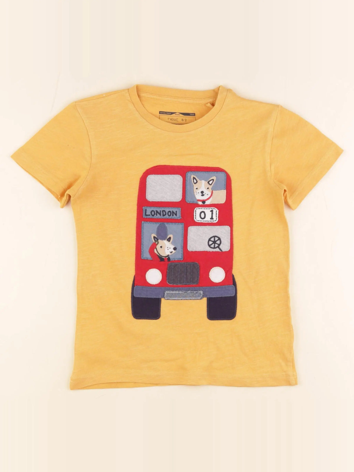 Next - tee-shirt jaune - 4/5 ans