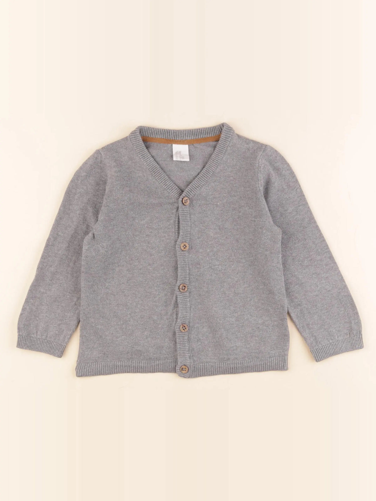 H&M - gilet gris - 12/18 mois