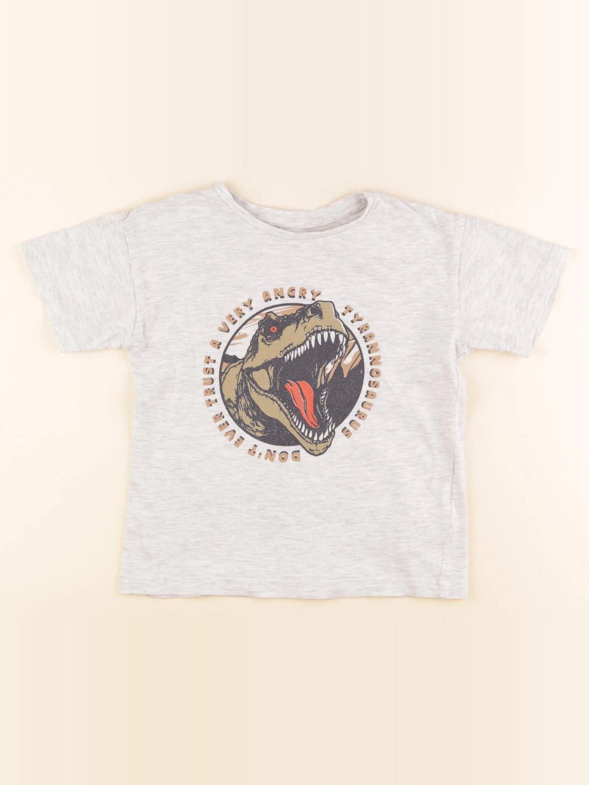 Vertbaudet - tee-shirt gris - 6 ans