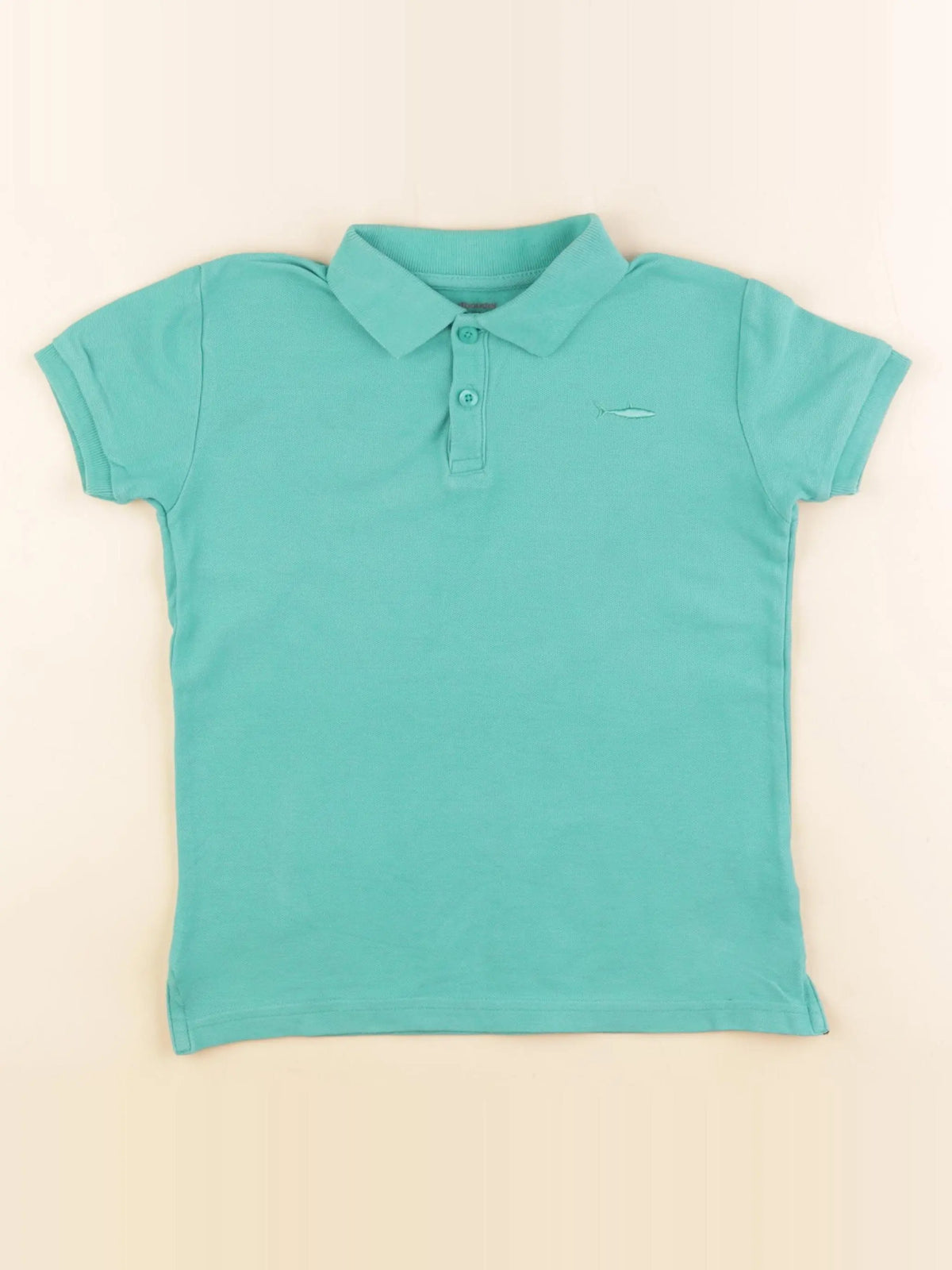 Vertbaudet - polo vert - 6 ans
