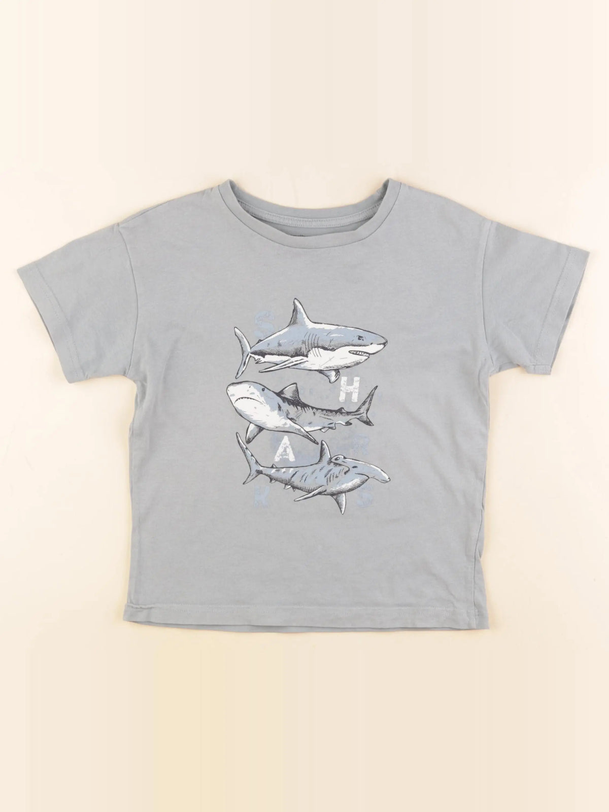 Vertbaudet - tee-shirt bleu - 6 ans
